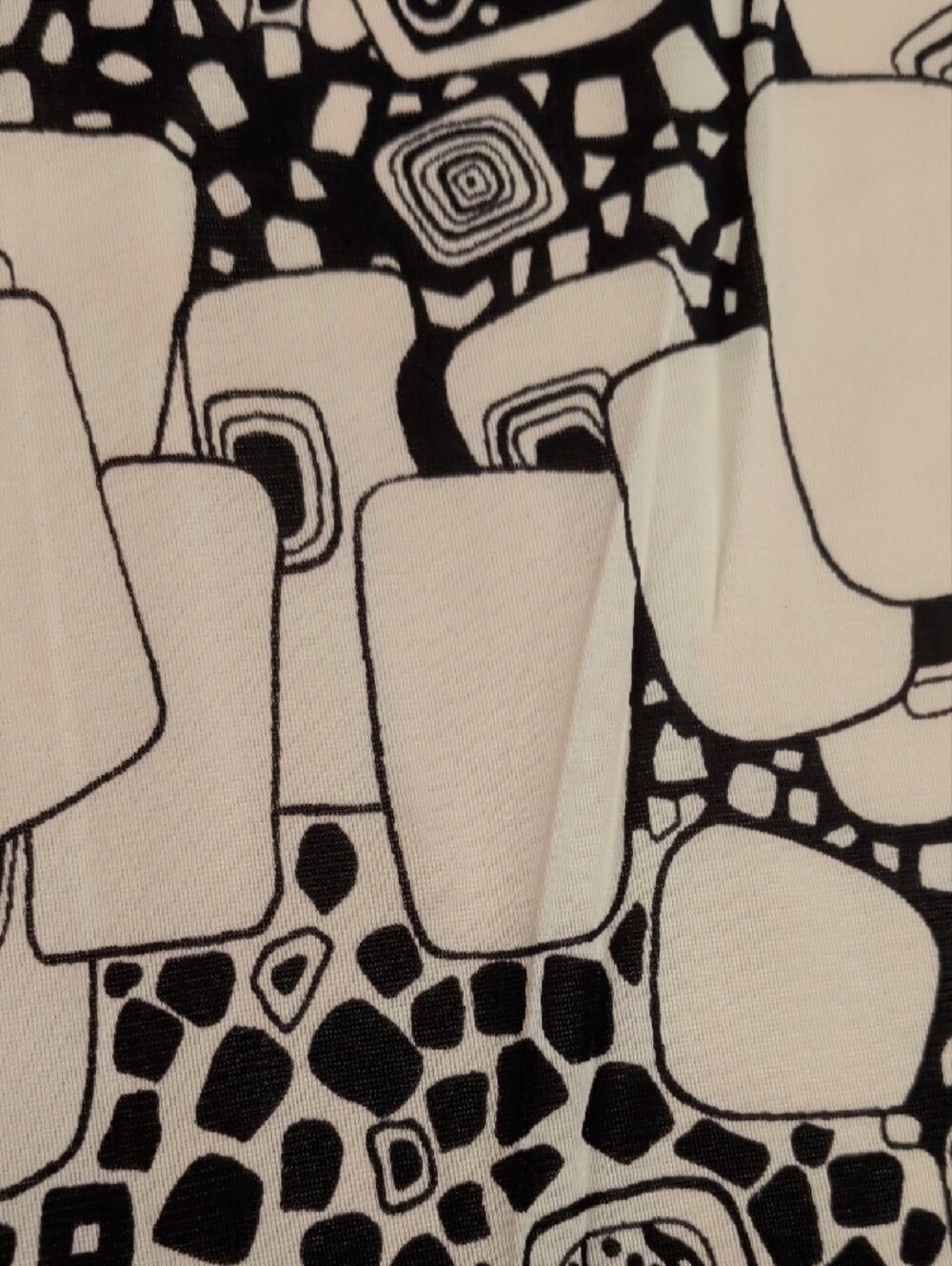 True Vintage Leo Narducci Mod 70s Black & White Long Sleeve Shirt Dress Not Perf - Picture 15 of 16